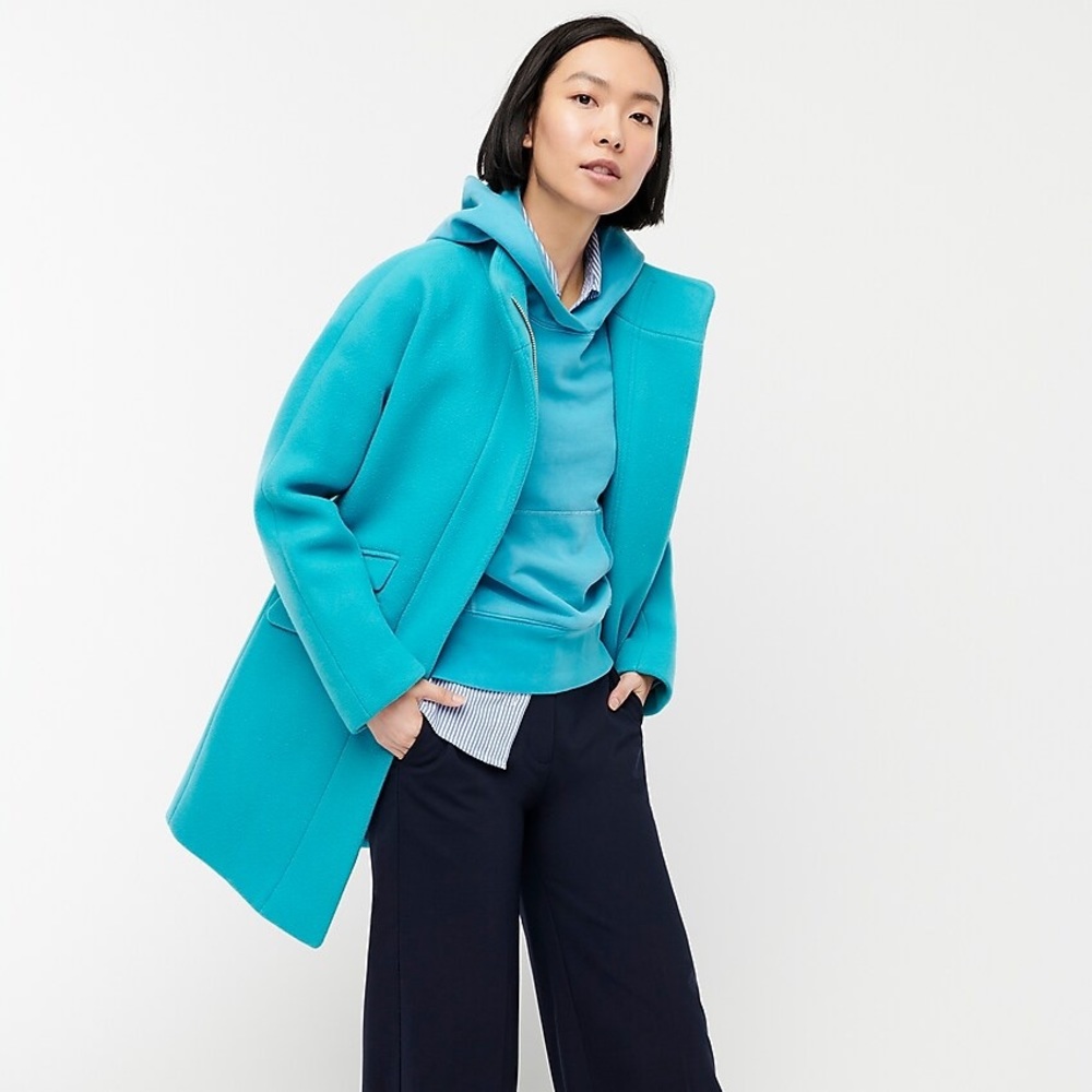 J.Crew Cocoon Coat in Italian Stadium-Cloth Wool - Picture 3 of 14